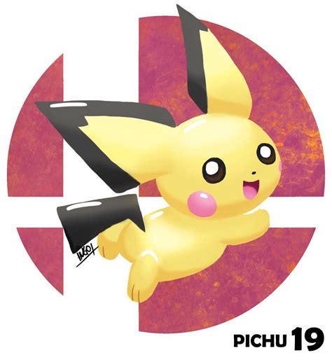 Smash Pokemon Pikachu Evolution Super Smash Bros Cute Faces Mascot