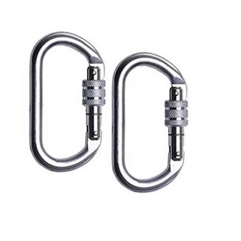 Silver Finishing IBS Steel Screw Climbing Carabiner Set at Rs 800/set ...