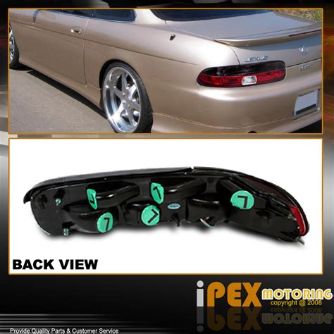 1992 1995 Lexus Sc300 Sc400 Jdm Smoked Redtinted Rear Tail Lights