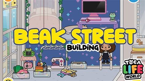 Toca Boca New Update Beak Street Building Design Nova Atualização Toca Life World Edifício Rua