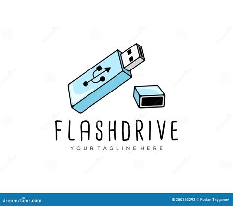 Flash Drive Usb Pendrive Usb Thumb Drive And Usb Stick Logo Design