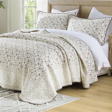 Pangushan 100 Cotton Quilt Queen Size Queen Quilt Bedding Set Quilted