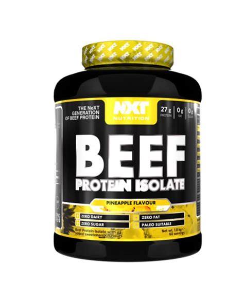 Nxt Nutrition Beef Protein Isolate 1 8kg Sport Freak