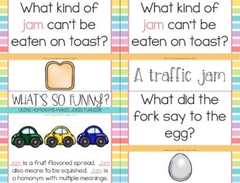 Homonym Jokes Digital Slideshows And Printables Tpt