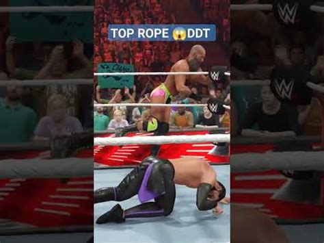 Top Rope DDT Shorts Youtubeshorts Trending Viral Wwe Attitude