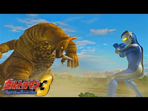 ULTRAMAN COSMOS MODE LUNA VS GOMORA DI GAME ULTRAMAN FE3 PS2 LEVEL HARD