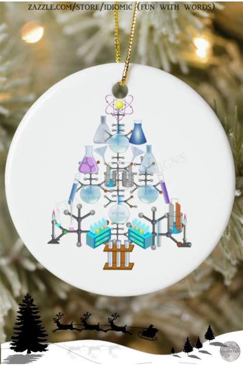 Chemistry Christmas Tree Decorations