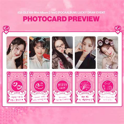 Gi Dle Album I Feel Lucky Draw Event Photocard