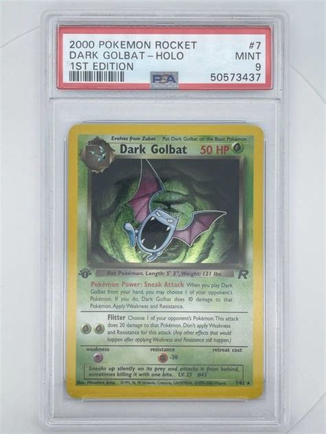 Dark Golbat Holo Psa Pok Mon Team Rocket St Edition Kaufen