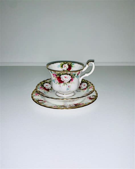 Royal Albert Celebration Trio Cup Saucer And Plate Sets Etsy