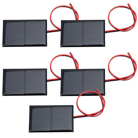 Buy 5PCS Mini Solar Cells, DC 2V 300mA Mini Solar Panels Solar Battery