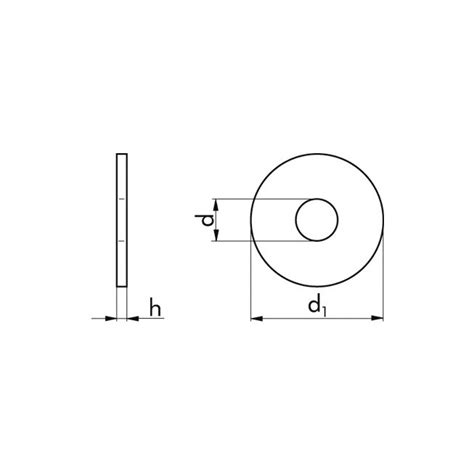 Scheibe ISO 7093 1 200HV A2 M10 10 5mm Kaufen Kellner Und Kunz