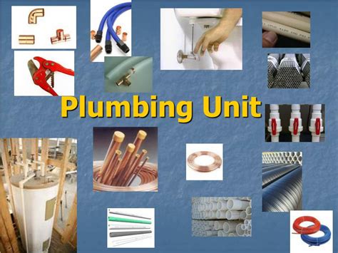 Ppt Plumbing Unit Powerpoint Presentation Free Download Id6922086