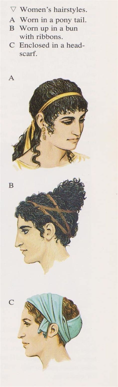 Ancient Athenian Women S Hairstyles Peter Connolly Greece User Aethon