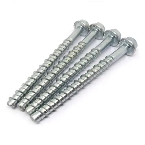 Flange Head Galvanized Concrete Masonry Concrete Screw Bolt Auto