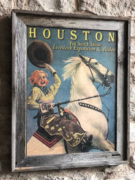 Vintage Rodeo Poster Blue Star Trading