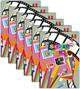 Jms We Create Smile Set Of Staple Bound Scrapbooks Assorted Colour