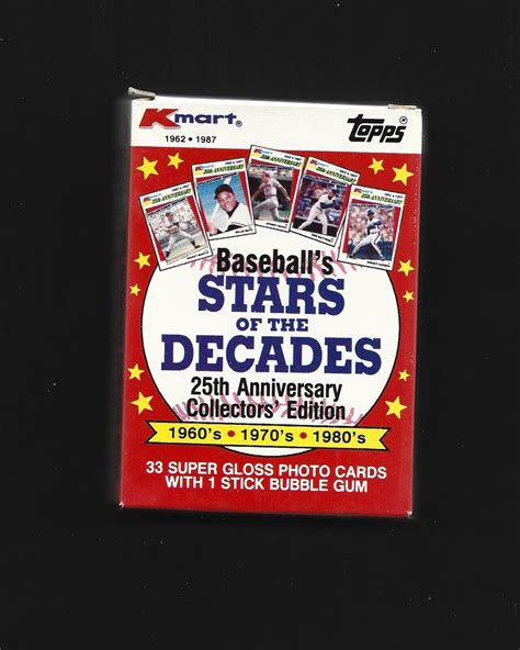 Topps Kmart Baseball S Starts Of The Decades Set Nib Mint