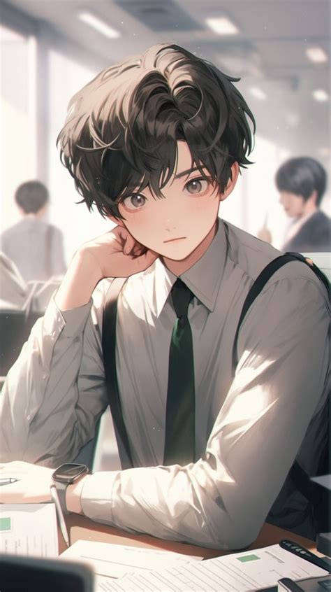 Anime Office Worker Portrait 85 Photo 22508 Picturelk