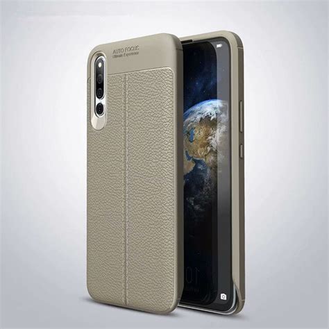 For Huawei Honor Magic Case Carbon Fiber Tpu Silicone Pu Leather Soft