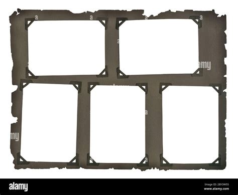 empty  album page isolated stock photo alamy