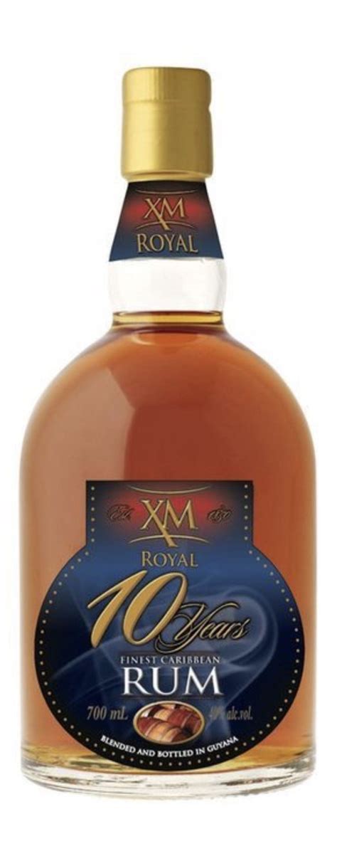 Ron de tradición inglesa RUM RUM XM Ron añejo Royal Demerara 10