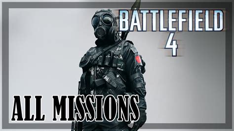 Battlefield 4 All Missions Walkthrough YouTube