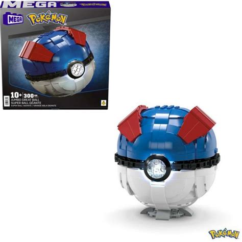 Mattel Mega Pokemon Jumbo Great Ball 299 Peças 10 HMW04 Kuantokusta