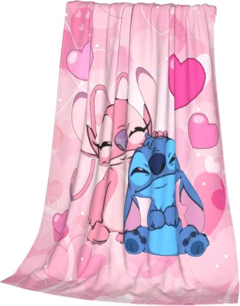 Amazon Stitch And Angel Blanket Soft Cozy Fleece Throw Blanket