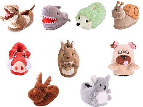 Kids Animal Slippers Justtdirect