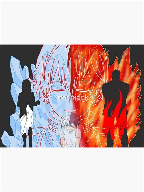 Shoto Todoroki Half Hot Half Cold Poster For Sale By Noonjook Redbubble