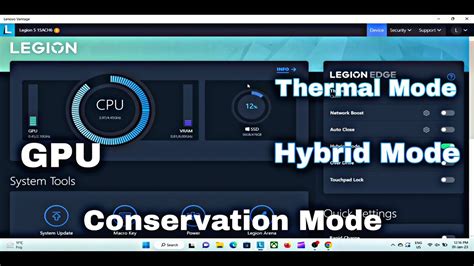 What Is Hybrid Mode In Lenovo Vantage Software Uses Of Thermal Mode