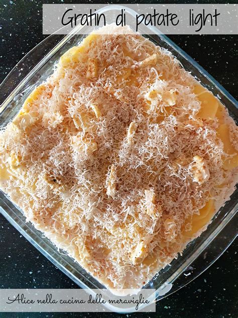 Gratin Di Patate Light Ricetta Contorno Vegetariano Alice Nella