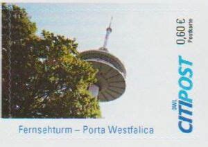 Stamp Porta Westfalica Fernsehturm Porta Westfalica Germany Modern