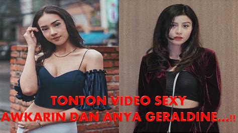 Adu Hot Awkarin Dan Anya Geraldine Buka Bukaan Pakai Bikini Sexy