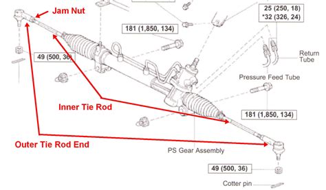 2004 Toyota Camry Power Steering Hose Diagram