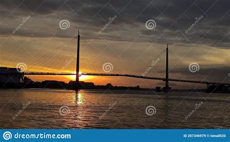 Jembatan Menara Gentala Arashy Jambi Stock Image Image Of Menara