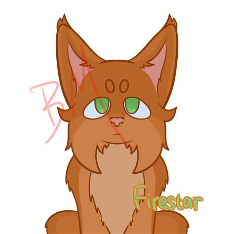 Firestar Bust Design By Blazemistwarriorcats On Deviantart