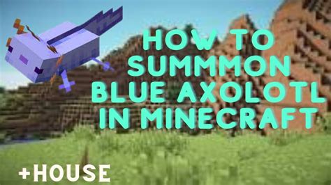 How Ro Summonspawn Blue Axolotl In Minecraft Xbox And Bedrock Edition