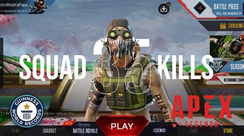 Squad Kills In Apex Legend Mobile Most Intense Match In Apex