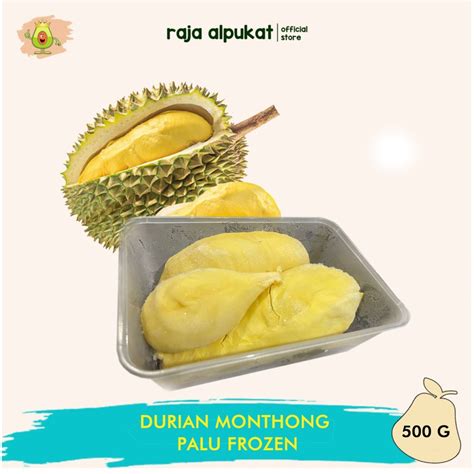 Jual Durian Monthong Palu Kupas Frozen G Shopee Indonesia