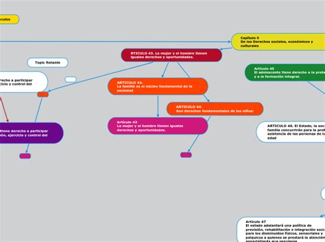 La Constitucion Politica Mind Map