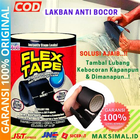 Jual Lakban Anti Bocor Magic Flex Tape Lakban Super Kuat Anti Air Bocor