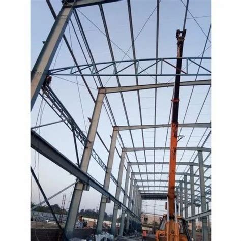 Mild Steel Prefab Commercial Prefabricated Structure For Factory At Rs