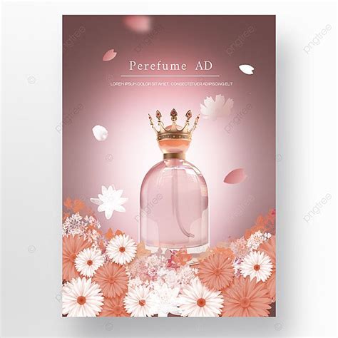 Romantic Pink Gradient Texture Perfume Poster Promotion Template Template Download On Pngtree