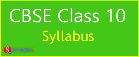 Cbse Class 10 Maths Syllabus 2024 25 Chapter Wise Weightage