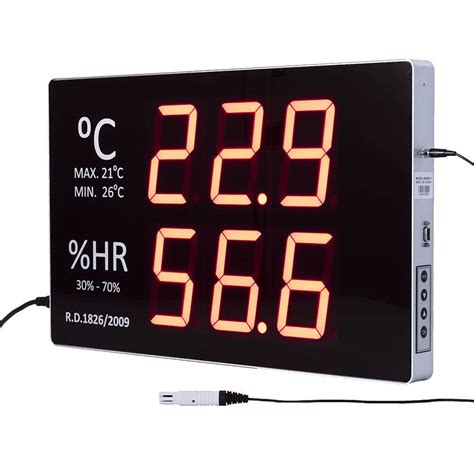 Industrial Hygrometer Gf A Gesa Termometros Led Portable