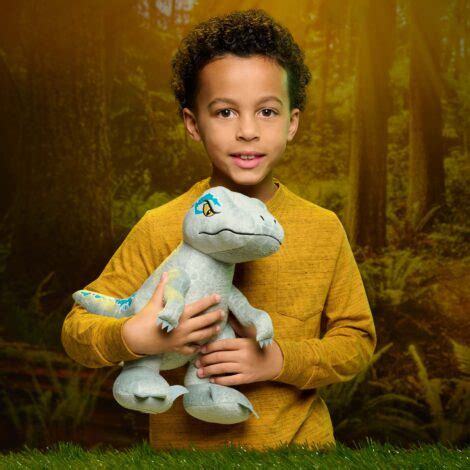 Jurassic World Large Plush Blue - Just Play | Toys for Kids of All Ages