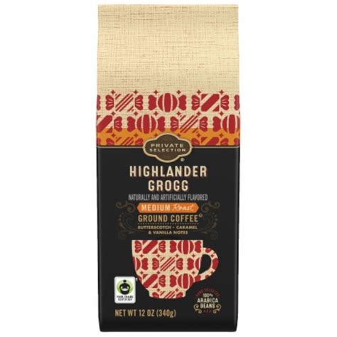 Butterscotch And Caramel Ground Coffee Private Selection 12oz Medium