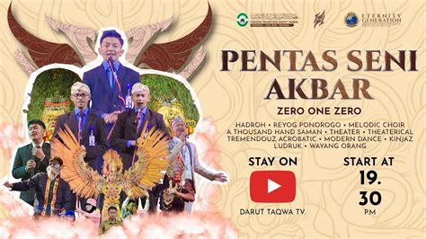 Pentas Seni Akbar Pondok Pesantren Darut Taqwa Ponorogo